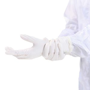 20 paren in goede kwaliteit nitril wegwerp poedervrije touchscreen handschoenen voor voedselverwerking
