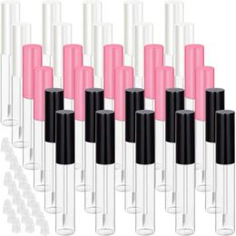 20 Stuks 10 ml Lipgloss Tube Lege Hervulbare Lip Fles Doorzichtige Plastic Glans Container Herbruikbare Lippenstift Fles8363193