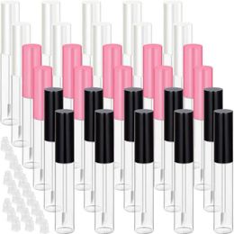 20 Stuks 10 ml Lipgloss Tube Lege Hervulbare Lip Fles Doorzichtige Plastic Gloss Container Herbruikbare Lipstick Bottle189v6044387