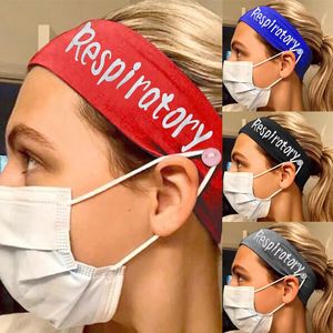 10 pièces/lot accessoires médicaux femme élastique respiratoire femmes Turban bandeau imprimé infirmière bandeau avec bouton