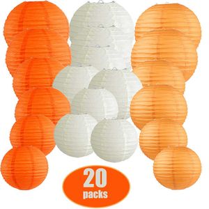 20 piezas linterna de papel 8 