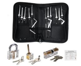 20 PCS Pick Cutway Practice Lock Lock con llave rota Kit de eliminación del gancho Extractor Set Laverssmith Tool6782386