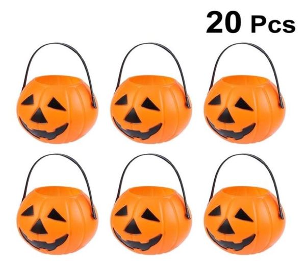 20 PCS PLAST PUMPKINE BET ÉLECTEMENT PROPRITS PROCHES SOIT SWEET POUR HOME HACELOWEEN PARTY DÉCORATIONS Organisateur Boîte Y2010062297152