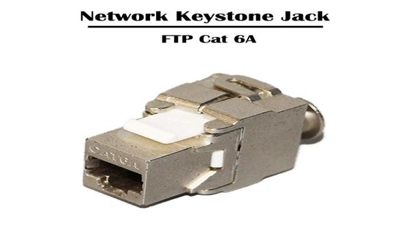 20 pièces 10 Gbps FTP CAT 6A Networking Keystone Jack Connecteurs RJ 45 Port Femelle 8P8C Ethernet Fluke Tester Outils pour Patch Cable5487308