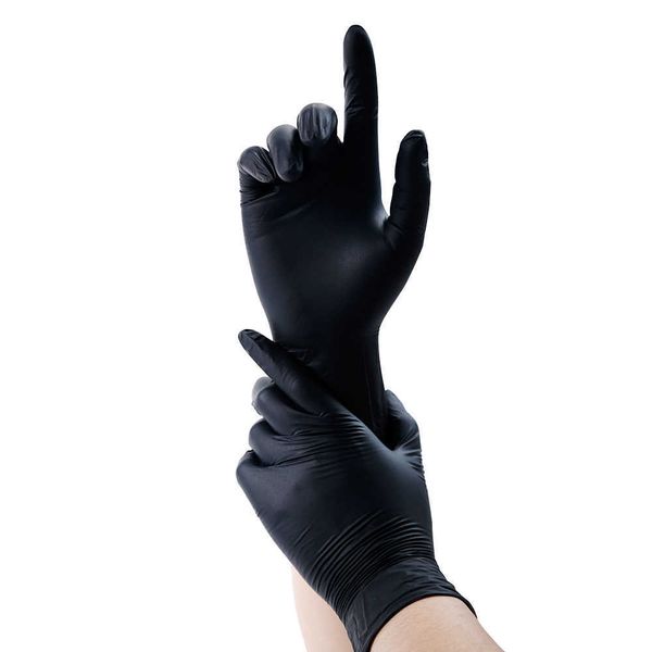 20 pièces vente chaude gant en nitrile blanc jetable médical poudre libre examen gants à main Non stérile sécurité ménage