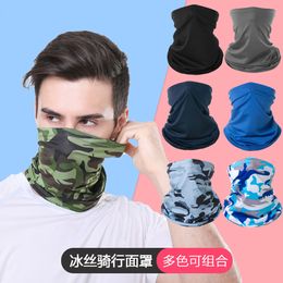 20 pièces soleil UV Protection visage couverture écharpe masque cou guêtre respirant coupe-vent Bandana