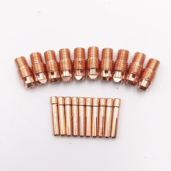 20 Pièces Torche De Soudage Tig Pièces Consommables Tig WP-9 WP-20 WP-25 Tig Collet Corps et Collet