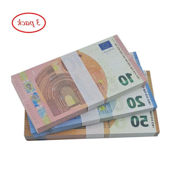 20 Prop 50 copie 10 Party Money argent faux Gifts261e329g notes de jeu billet Wholes euro 100 Collection faux XvqdjJN7F