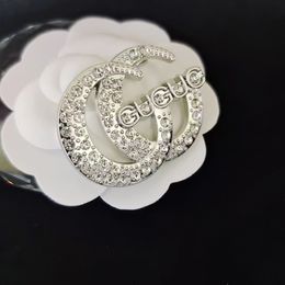 20 -stijl merk Desinger Broche Women 18K Gold Golde G Letter Broches Pak Pin Fashion Jewelry Designer Accessoires