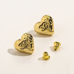 Pendientes de diseño clásico de 20 estilos, pendientes con forma de corazón con letras Loves para mujer y hombre, accesorios de fiesta