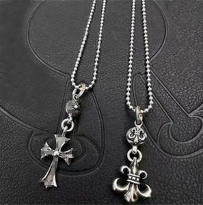 20 -stijl ontwerper Silver Cross Chains hanglanke kettingen voor mannen en vrouwen