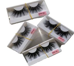 20 estilos 25 mm 3d Mink Mink Eyelash Eye Makeup Mink Pestañas falsas Soft Natural Eyelo Falso Falso Extensión de ojos29020303030