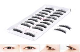 20 styles de faux cils 10 paires de maquillage naturel faux cils épais noir naturel fait à la main 3D longs cils beauté maquillage des yeux 2703727