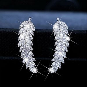 20 Styles Lab Moissanite Dangle Earring 925 Sterling Silver Charm Jewelry Party Wedding Drop oorbellen voor vrouwen Bridal Birthdal ​​Cadeau