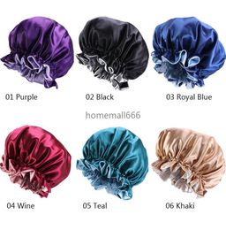 20 styles momme en soie de nuit de bonnet Bonnette Sleeping Sleek Sleep Hat For Women Hair Care DHL AA7948268