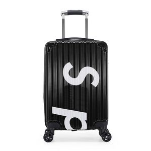 20 stijlen trolley koffer 20 inch reistas doos cadeau rits doos universele wiel boarding doos studentenbagage nieuwe mode koffer