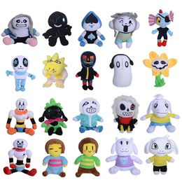 20 estilos Undertale Sans Skull juguetes de peluche 30cm muñecos de animales rellenos bajo la leyenda regalo de Halloween juguete para niños D11