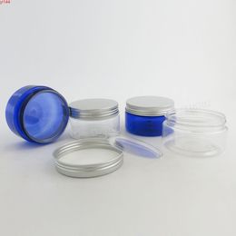 20 x 100g Clear Cream Jar, 100cc PET-fles met aluminium deksels, verschillende grootte de vorige Jargood Qualtity