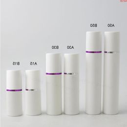 20 x 15 ml 30 ml 50 ml blanco PP Portabl moda cosmética vacía botella sin aire bomba de tratamiento de plástico botellas de viaje contenedoresgood Nrldg