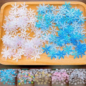 200/300 stcs/Lot Christmas Snowflakes Confetti Artificial Snow Xmas Tree Ornamenten Decoraties voor thuisfeest bruiloft Decor