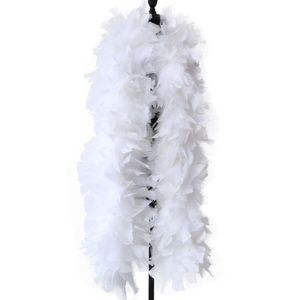 Écharpe Boa en Plumes de marabout de dinde naturelles, 200 grammes, pour vêtements de fête, accessoire de couture, Plume, décoration de robe, châle