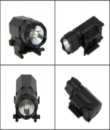 200 Lm LED lampe de poche tactique pour pistolet lampe torche pistolet pistolet lampe torche avec support pour randonnée camping chasse et autres activités6681354