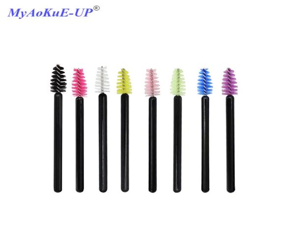 Applicateur de baguettes de Mascara jetables, 200 pièces, Mini brosses pour extensions de cils, maquillage, Brushes7502560