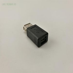 200 stuks hele hoge snelheid USB 2 0 vrouwelijk a naar micro USB B 5-pins vrouwelijke adapterconnector klassiek eenvoudig design304B