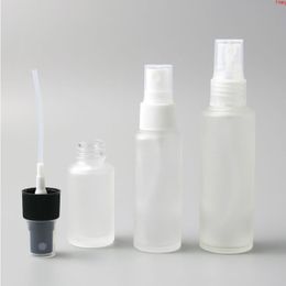 200 x 20ML 30ML 50ML Mode Bouteille de parfum en verre de glaçage portable 2 / 3OZ 1OZ 5 / 3OZ avec pulvérisateur de brouillard Atomizerhigh qty Fkwex