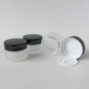 200 x 30g Voyage vide gel verre contenant de la crème Flacons 30CC emballage cosmétique Make Up Jar