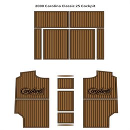 2000 Carolina Classic 25 Cockpit Pad Boat EVA Faux Foam Teak Deck Floor Mat