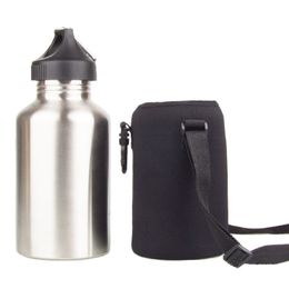 2000 ml sport fles tas cover single-layer anti-drop water cup cover thermische isolatie aanpassen logo