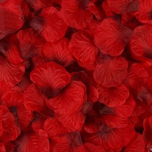 2000 PCS kunstmatige rozenblaadjes bruiloft petalas kleurrijke zijden bloemaccessoires