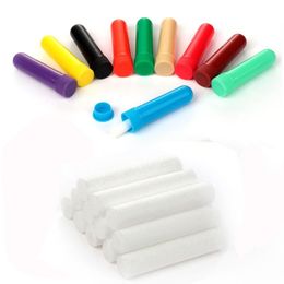 2000 sets/partij naar USA blanco Aroma inhalator sticks, plastic neusinhalator voor DIY essentiële olie Lhtqa