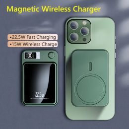 20000 mAh Magnetische Power Bank voor iPhone 12 14 Samsung Xiaomi Draadloze Oplader Powerbank 22.5 W Snel Opladen Powerbank voor Huawei