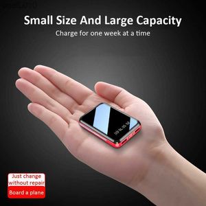 20000 mAh Power Bank Telefoon Externe Batterij Oplader voor iPhone 12 Pro 11 Xiaomi Samsung S21 Power Bank Mini telefoon Batterij Oplader L230712
