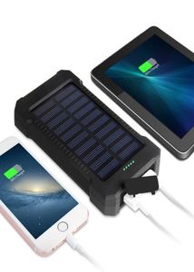 Banque d'énergie solaire 20000mah avec lumière LED batterie externe Charge Portable Charge PoverBank Powerbank pour Samsung xiaomi iphone6595967