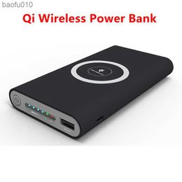 20000 mAh Draadloze Power Bank Qi Draagbare Batterij Oplader Voor iPhone 12 11 Pro Samsung Xiaomi Power Bank Mobiele telefoon Powerbank L230712
