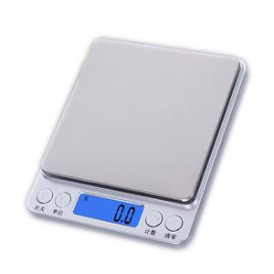 2000G/0.1G LCD Portable Mini Electronic Digital Scales Pocket Case Postal Keuken Sieraden Gewicht Balans Digitale schaal SN4494