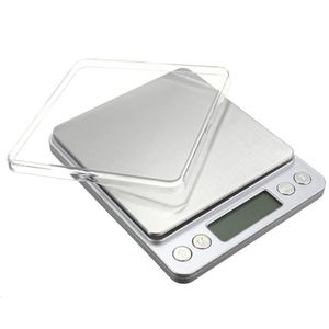 Mini balances numériques électroniques portables LCD 2000g/0.1g, étui de poche, bijoux de cuisine postale, Balance de poids numérique