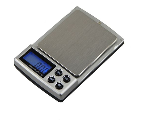 2000g x 0.1g Poche Électronique Numérique Pesant Cuisine Balance Balance Bijoux Herbes Or Gemmes Argent Balances