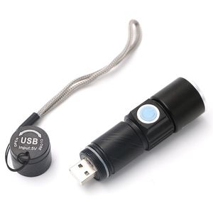 Mini lampe de poche Led Q5, étanche, Rechargeable, USB, torche Zoomable, 3 Modes d'éclairage, pour les Sports de plein air, 2000lm