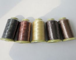 2000m nylon weven thread naaiend draad voor haarvoeten clip haar professionele haaruitbreidingen gereedschap meer kleuren4301389