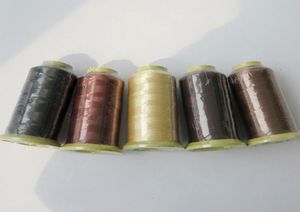 Hilo de tejer de nailon de 2000m, hilo de coser para tramas de cabello, herramientas profesionales para extensiones de cabello, más colores 1600124