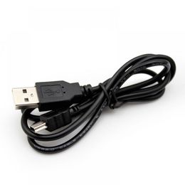 2000 Uds. Cable de datos de carga de 80cm Mini USB 2,0 A macho A Mini adaptador B de 5 pines para reproductor MP3 Mp4 cámara Digital teléfono de alta calidad