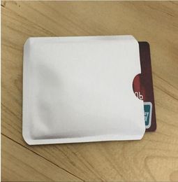 Titular de la tarjeta de crédito de manga de bloqueo de aluminio de 2000pcs de aluminio 80461065891154