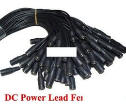 2000pcs DC Power Plug Lead vrouwelijke Socket CCTV PSU Pigtail Jack Camerakabel