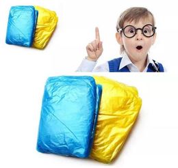 2000pcs Wegwerp PE Regenjas Volwassen Eenmalige Nooddichte Hood Poncho Travel Camping Must Rain Coat Outdoor Rainwear EEA1591