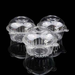 2000 Pcs/Lot 10.5 cm x 8 cm Transparent PVC Blister boîte Crème Glacée Boîte Puff Boîte En Gros