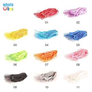 2000 unids/lote muñeca de nailon teléfono móvil cadena correas para llavero cámara USB MP4 cordones de encanto DIY colgar cuerda cordón envío gratis